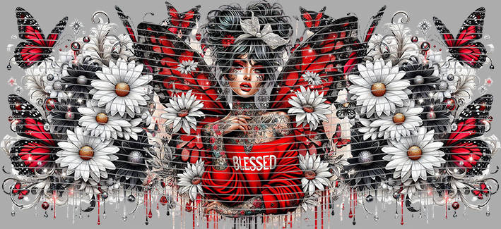 16oz Sunflower Girl-SU-503